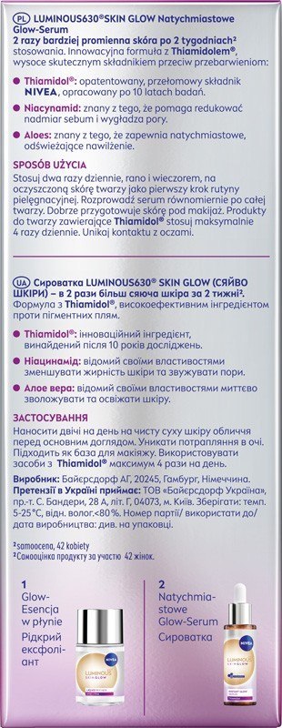 Nivea Luminous Even Glow serum 30 ml