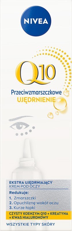 Nivea Q10 przeciwzmarszczkowe Ujędrnienie krem pod oczy 15 ml