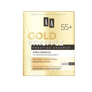 AA Gold & Truffle Prestige Essence 55+ krem-esencja głęboko odbudowujący dzień/noc 50 ml