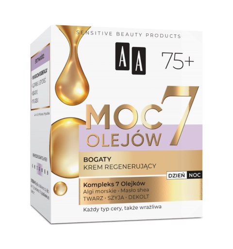 AA Moc 7 Olejów 75+ krem regenerujący 50 ml