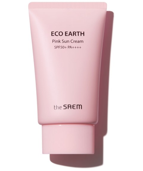 The Saem Eco Earth Pink Sun Crem krem z filtrem przeciwsłonecznym SPF 50+ 50 ml