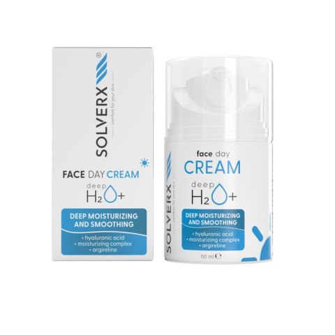 Solverx Deep H2O+ krem głęboko nawilżający na dzień - skóra sucha i odwodniona 50 ml