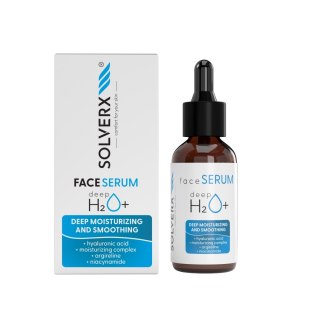 Solverx Deep H2O+ serum do twarzy głęboko nawilżające - skóra sucha i odwodniona 30 ml
