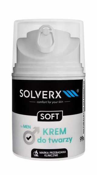 Solverx MEN SOFT krem do twarzy 50 ml