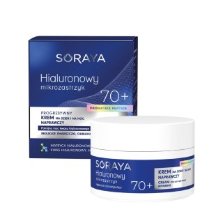 Soraya hialuronowy mikrozastrzyk Progresywny krem naprawczy 70+ na dzień i na noc 50 ml