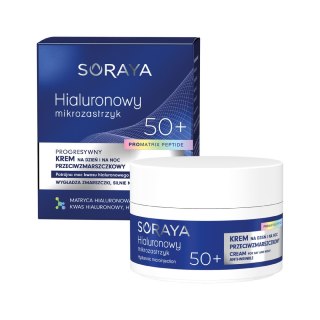 Soraya hialuronowy mikrozastrzyk Progresywny krem przeciwzmarszczkowy 50+ na dzień i na noc 50 ml