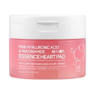 Tenzero Essence Heart Pad esencja w płatkach Pink Hyaluronic Acid & Niacinamde 1 op.-50 płatków