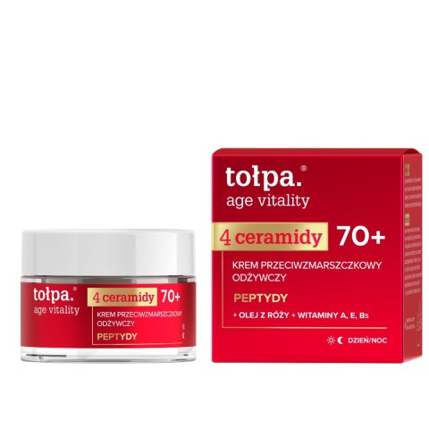 Tołpa Age Vitality krem przeciwzmarszczkowy odżywczy 70+ 50 ml