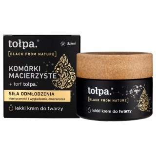 Tołpa Black From Nature lekki krem do twarzy na dzień - siła odmłodzenia 50 ml