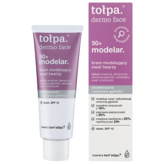Tołpa Dermo Face Modelar 50+ krem modelujący owal twarzy SPF 15 na dzień 40 ml