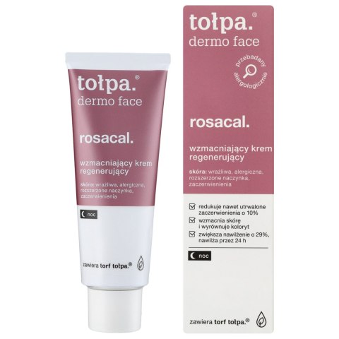 Tołpa Dermo Face Rosacal wzmacniający krem regenerujący na noc 40 ml