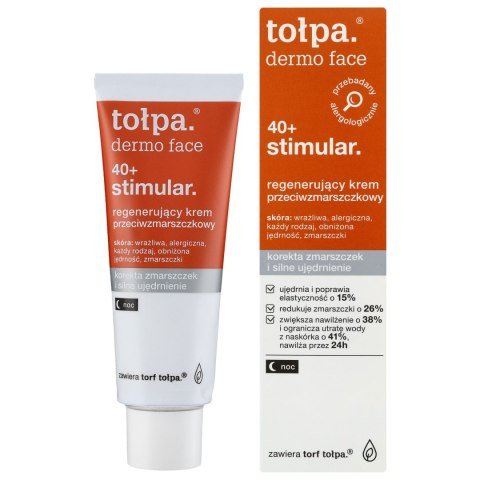 Tołpa Dermo Face Stimular 40+ regenerujący krem przeciwzmarszczkowy na noc 40 ml