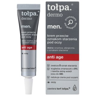Tołpa Dermo Men krem przeciw oznakom starzenia pod oczy Anti Age 10 ml