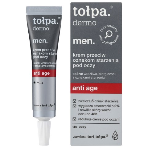 Tołpa Dermo Men krem przeciw oznakom starzenia pod oczy Anti Age 10 ml