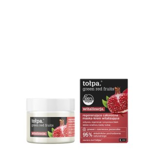 TOLPA TOŁPA Green Witalizacja Całonocna maska-krem regenerująca Red Fruits 50 ml