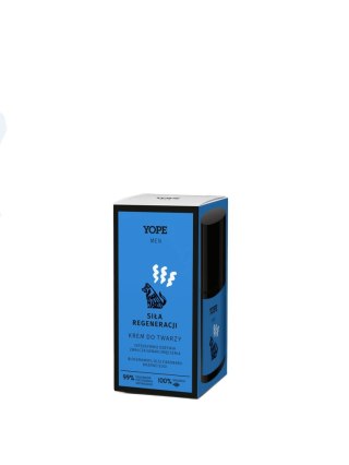 Yope Men Wood krem do twarzy dla mężczyzn - Siła Regeneracji 50 ml