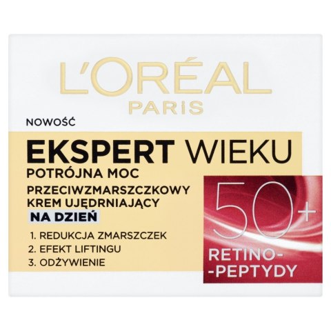 AG LOREAL LOR DERMO EX WIEKU 50+ Krem n/dzień &