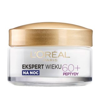AG LOREAL LOREAL Ekspert Wieku 60+ Przeciwzmarszczkowy krem odbudowujący na noc 50ml