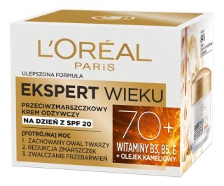 AG LOREAL LOREAL Ekspert Wieku 70+ Przeciwzmarszczkowy krem odżywczy na dzień SPF20 50ml