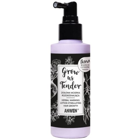 ANWEN ANWEN Grow Us Tender Ziołowa wcierka rozgrzewająca do włosów 150 ml