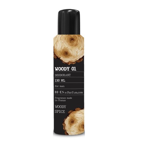 ART.ROZNE MK Bi-es Dezodorant spray dla mężczyzn 01 Woody 150ml