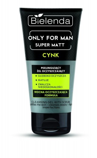BIELENDA Bielenda Only for Man Super Matt Peelingujący żel oczyszczający 150ml