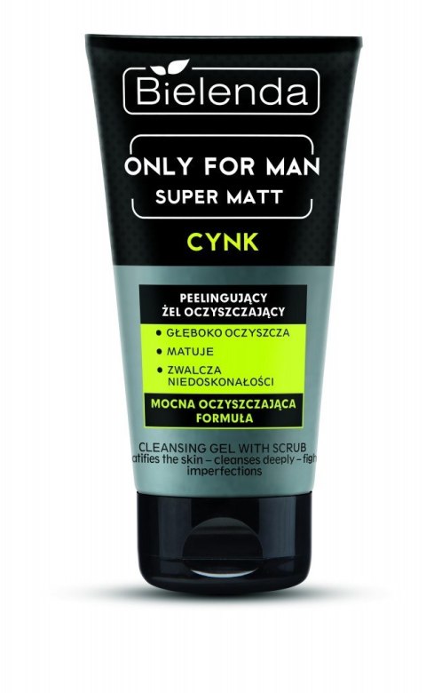 BIELENDA Bielenda Only for Man Super Matt Peelingujący żel oczyszczający 150ml