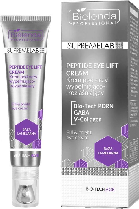 Bielenda Professional Supremelab Bio-Tech Age krem pod oczy wypełniająco-rozjaśniający 15 ml