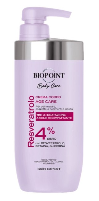 Biopoint Body Care krem do ciała przeciwstarzeniowy Resveratrol 500 ml