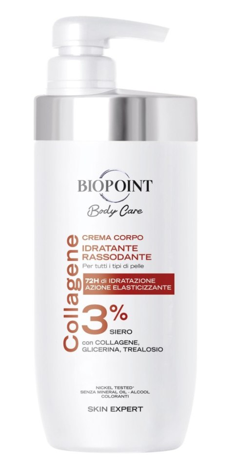Biopoint Body Care nawilżający krem do ciała z Kolagenem 3% 500 ml