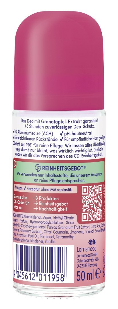 CD CD DEO ROLL-ON 50ml Bio-Granatapeel