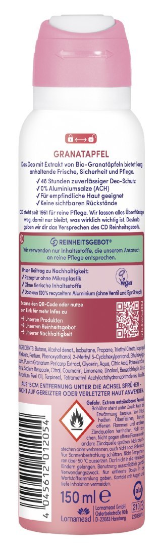 CD CD DEO SPRAY 150ml Granatapfel