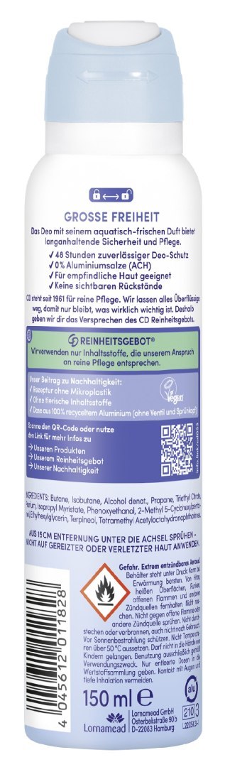 CD CD DEO SPRAY 150ml Grosse Freiheit