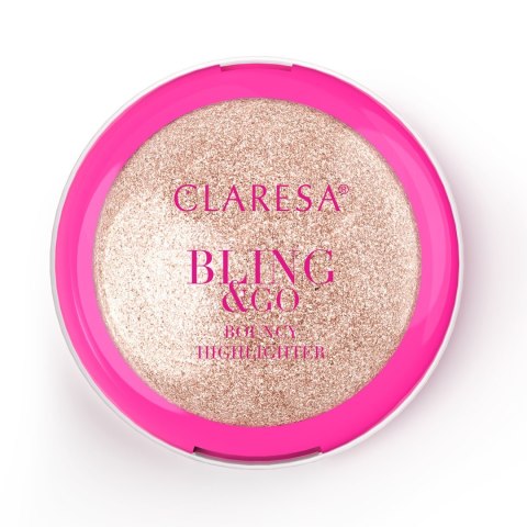 CLARESA Claresa Rozświetlacz w kamieniu 02 COSMIC GOLD
