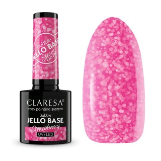 CLARESA NAILS CLARESA Rainbow Jello Baza Bubble Strawberry 5g