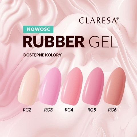 CLARESA NAILS CLARESA Rubber Gel Żel do budowania i przedłużania paznokci 04 - 12 g