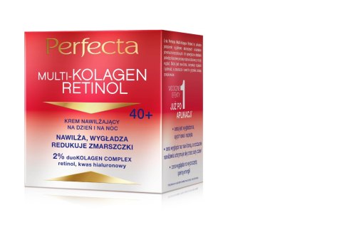Perfecta Multikolagen Retinol 40+ krem nawilżający na dzień i na noc 50 ml