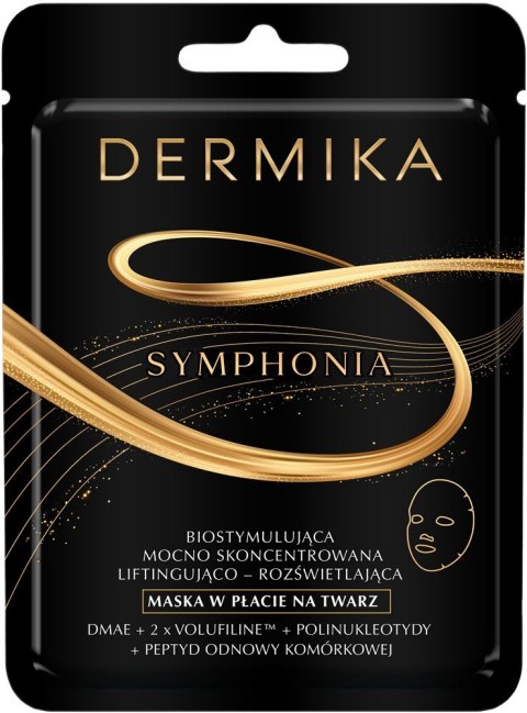 Dermika DERM SYMPHONIA maska liftin/rozśw. w płacie 1 szt.