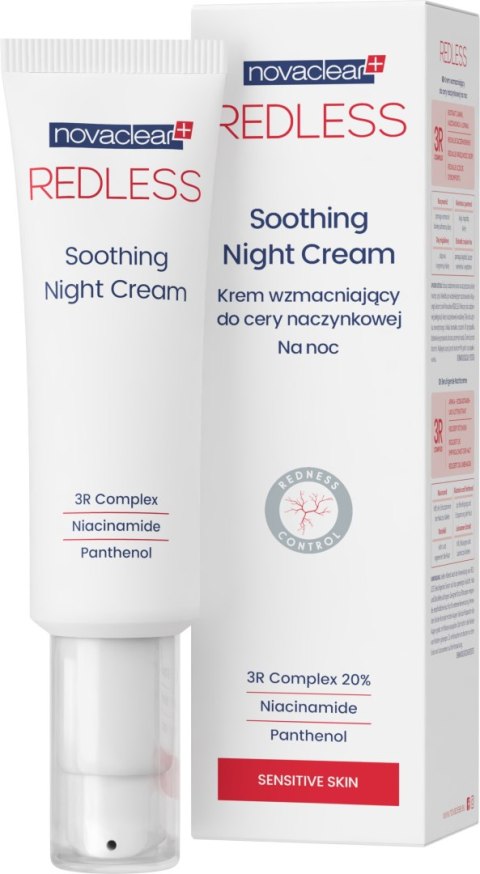 Novaclear Redless krem wzmacniający do cery naczynkowej na noc 50 ml