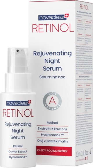 Novaclear Retinol przeciwzmarszczkowe serum na noc 30 ml