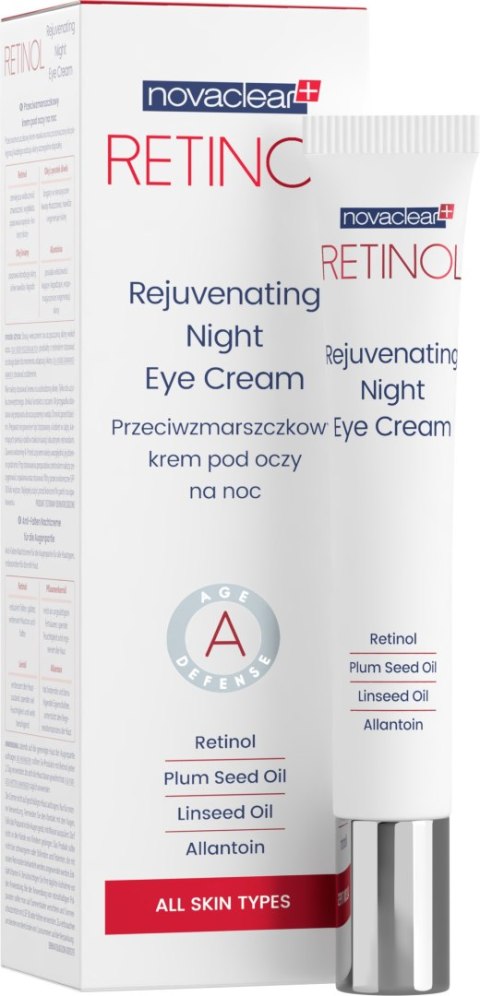 Novaclear Retinol przeciwzmarszczkowy krem pod oczy na noc 15 ml