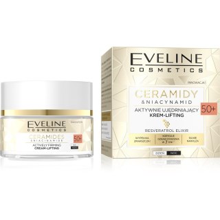 Eveline Ceramidy&Niacynamid aktywnie ujędrniający krem-lifting 50+ 50 ml