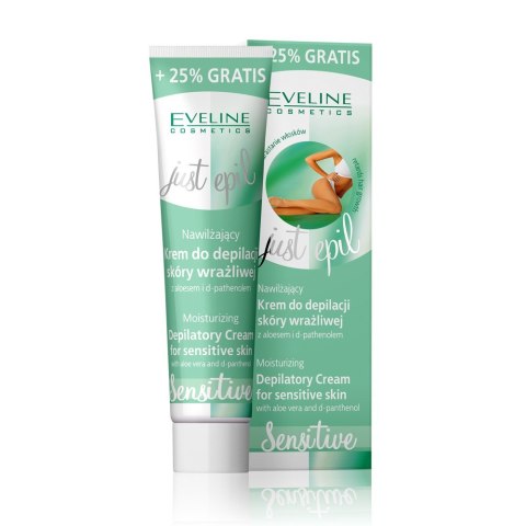 EVELINE EVELINE Just Epil Nawilżający krem do depilacji skóry wrażliwej 125 ml