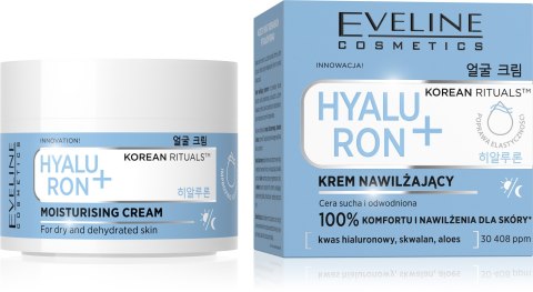 Eveline Korean Rituals krem do twarzy nawilżający Hyaluron+ 50 ml