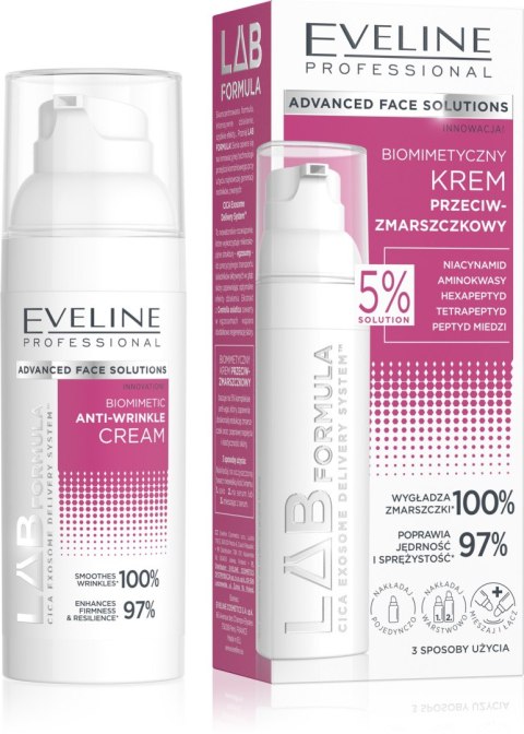 Eveline Lab Formula Biomimetyczny krem przeciwzmarszczkowy 50 ml