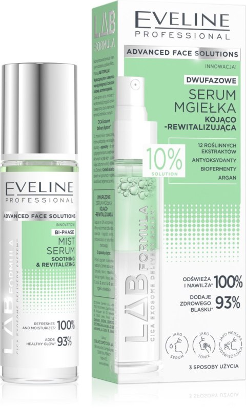 Eveline Lab Formula Dwufazowe serum-mgiełka kojąco - rewitalizująca 30 ml