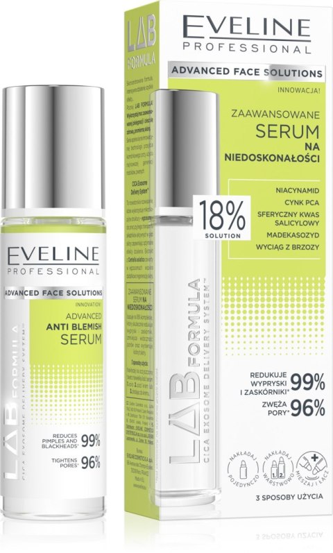 Eveline Lab Formula zaawansowane serum na niedoskonałości 30 ml