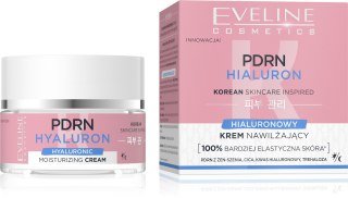 Eveline PDRN Hialuron krem nawilżający do twarzy 50 ml