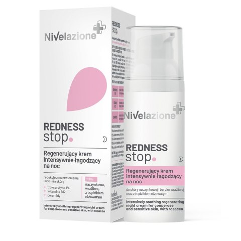 Farmona NIVELAZIONE Redness Stop regenerujący krem intensywnie łagodzący na noc 50 ml