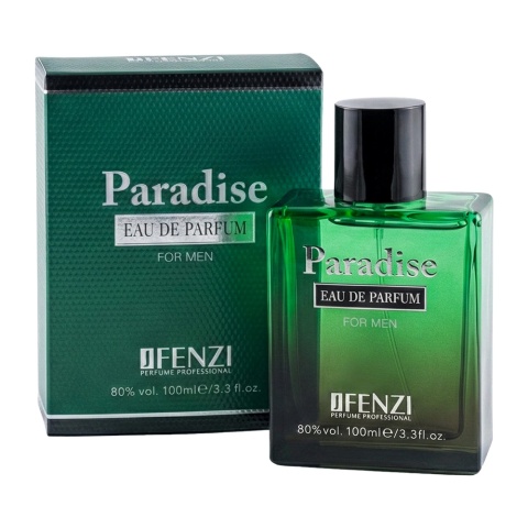 JFenzi-Paradise-For-Men-Woda-Toaletowa-Meska-100-ml-opakowanie-i-butelka